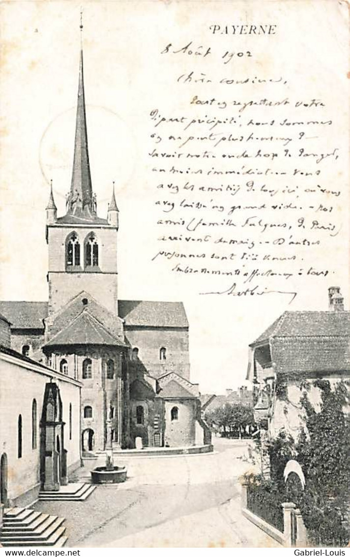 Payerne 1902 Abbatiale - Payerne