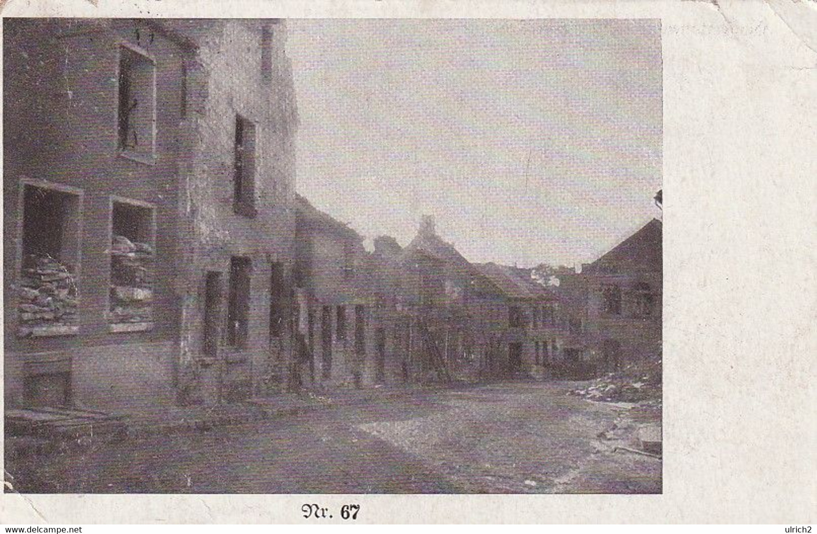 AK Craonne - Häuserruinen Und Mairie - Feldpost M.G. K.S. Inf. Div. 23 - 1915 (62034) - Craonne