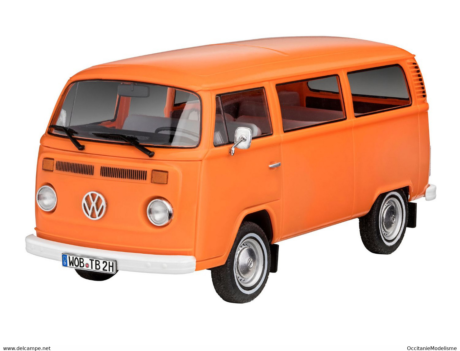 Revell - SET VW Volkswagen T2 Bus Combi + Peintures Easy-Click Maquette Kit Plastique Réf. 67667 Neuf NBO 1/24 - Cars