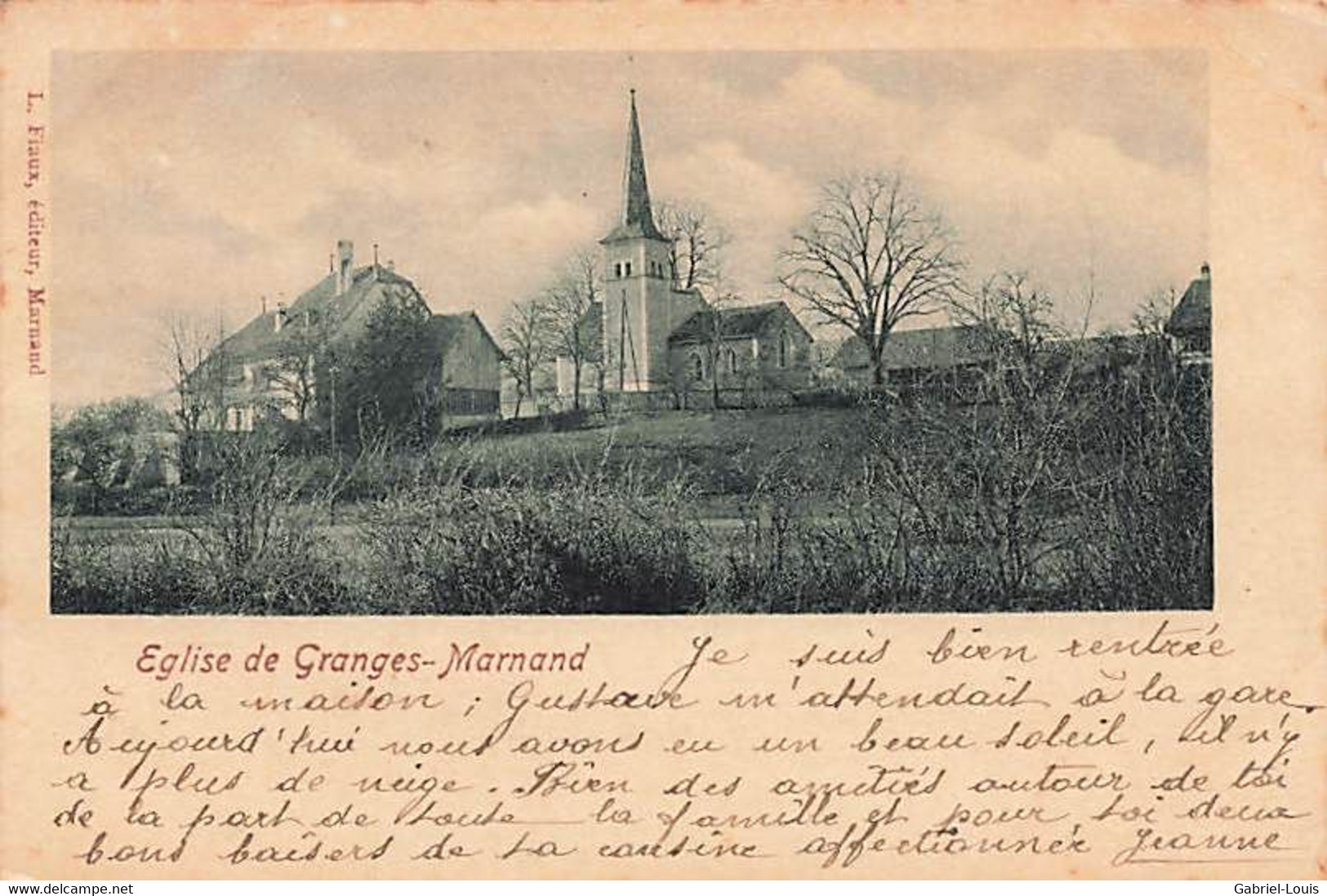 Eglise De Granges-Marnand 1907 - Marnand