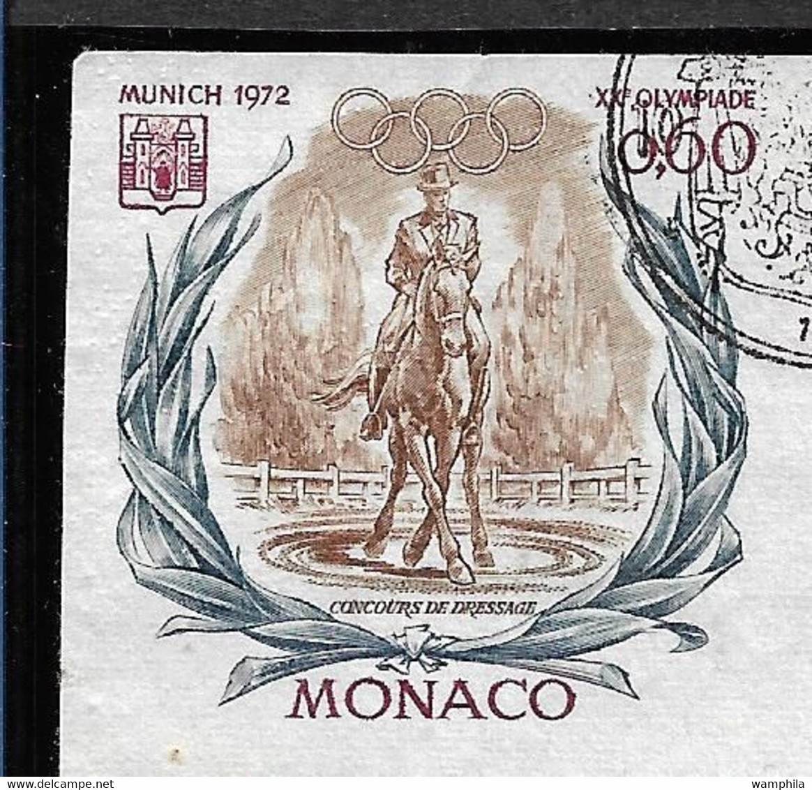 Monaco 890/893 Non Dentelé Oblitéré. Concours D'équitation. - Varietà