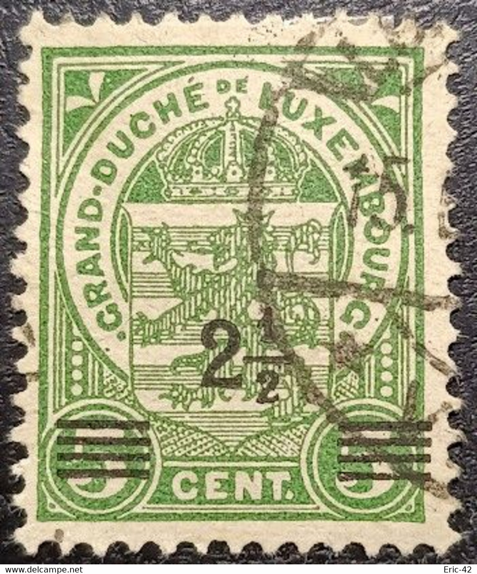 LUXEMBOURG- Y&T N°110- USED - 1907-24 Ecusson