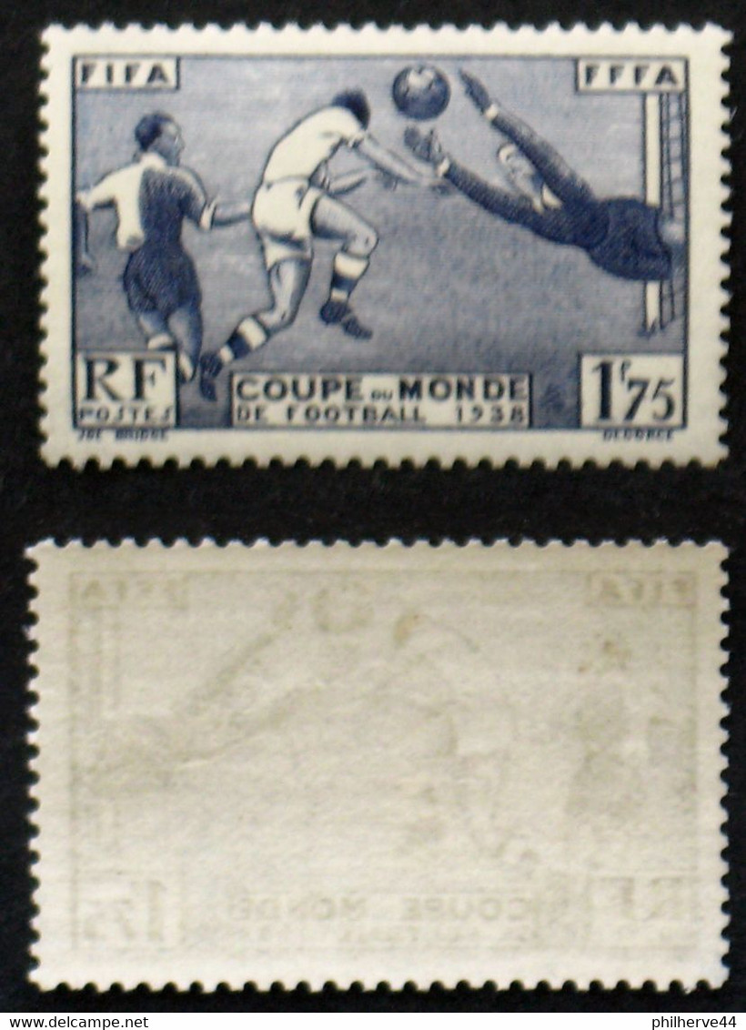 N° 396 COUPE DU MONDE FOOTBALL 1938 TB Neuf N** Cote 35€ - Nuevos