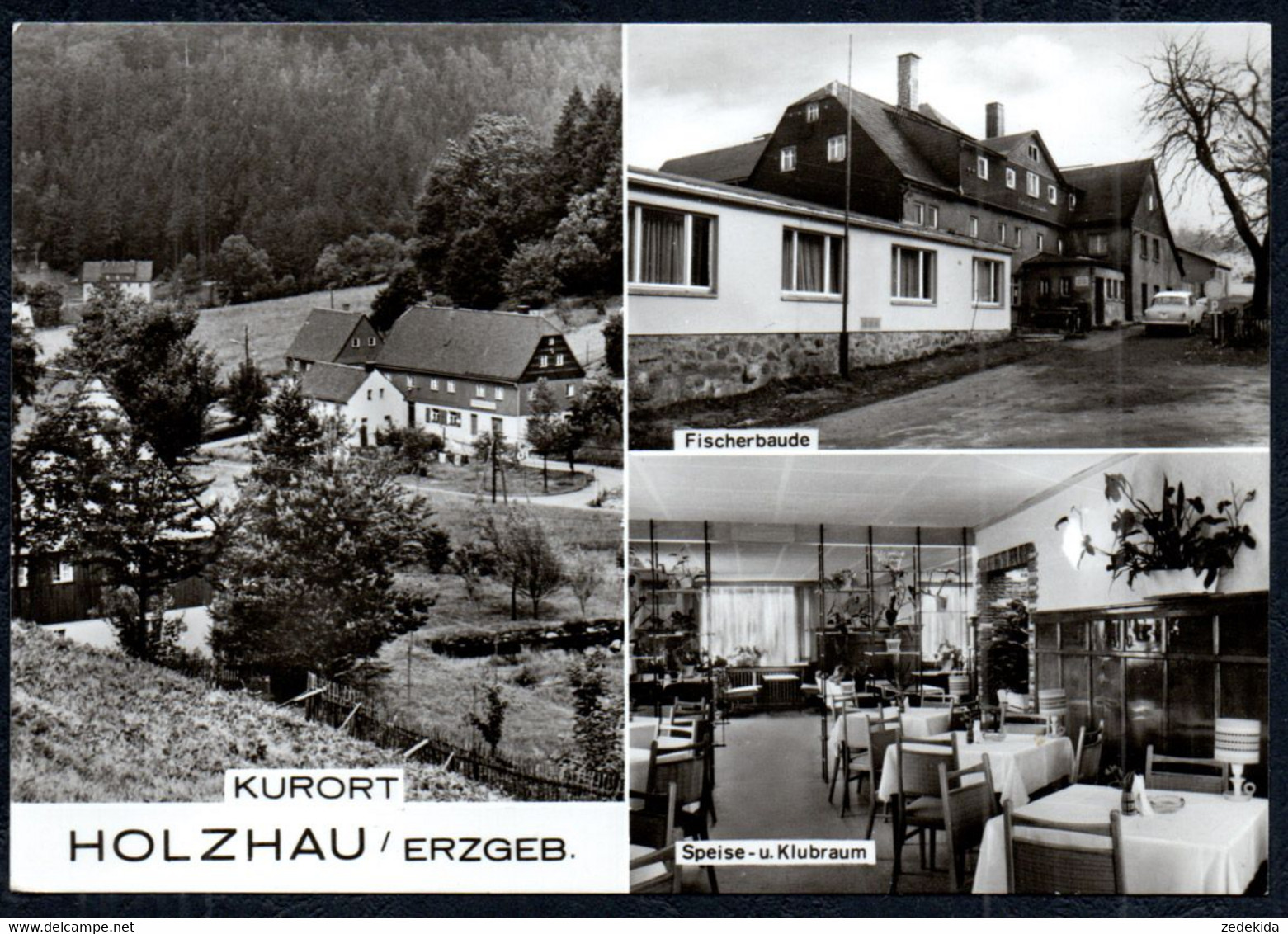 G0548 - Holzhau - Gaststätte Fischerbaude Innenansicht - Bild Und Heimat Reichenbach - Holzhau