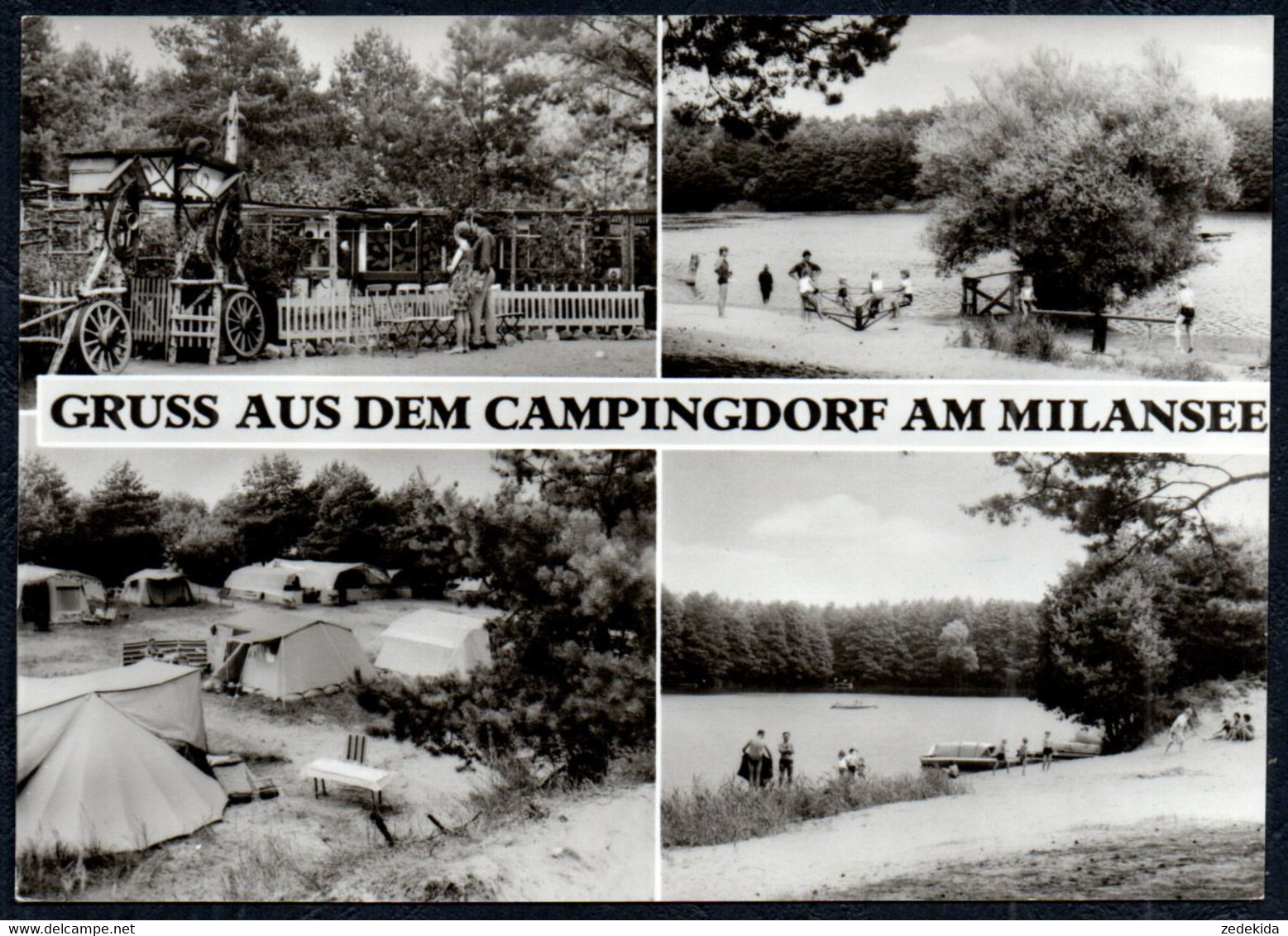 G0552 - Kagel - Campingdorf Campingplatz Zeltplatz Milansee - Graphokopie Berlin - Grünheide