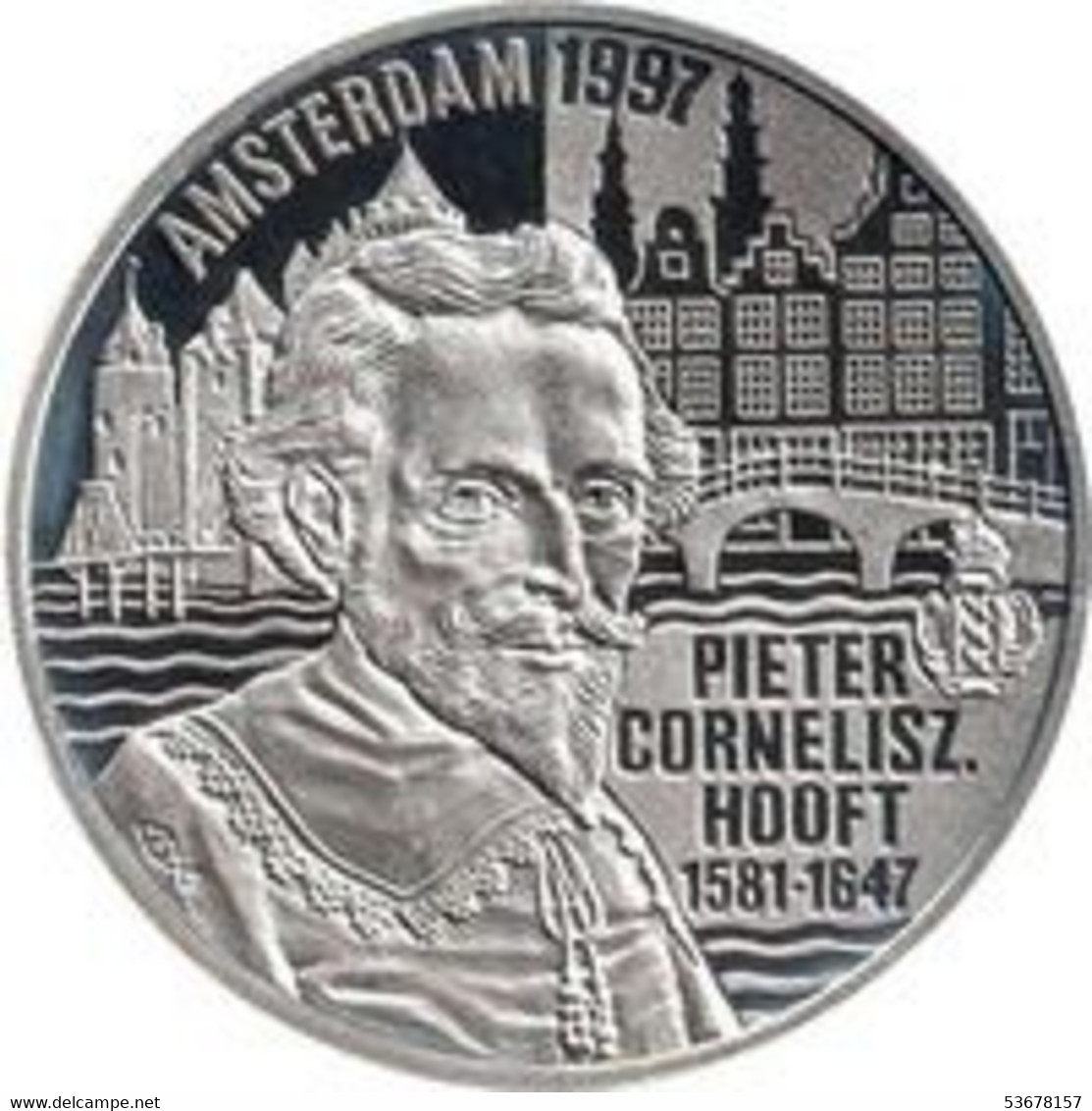 Netherlands - Set 3 Coins 1997, Pieter Corneliszoon Hooft, 5,20,50 Euro, X# 132, 134, 135 (Fantasy Coins) (#1460) - Collections