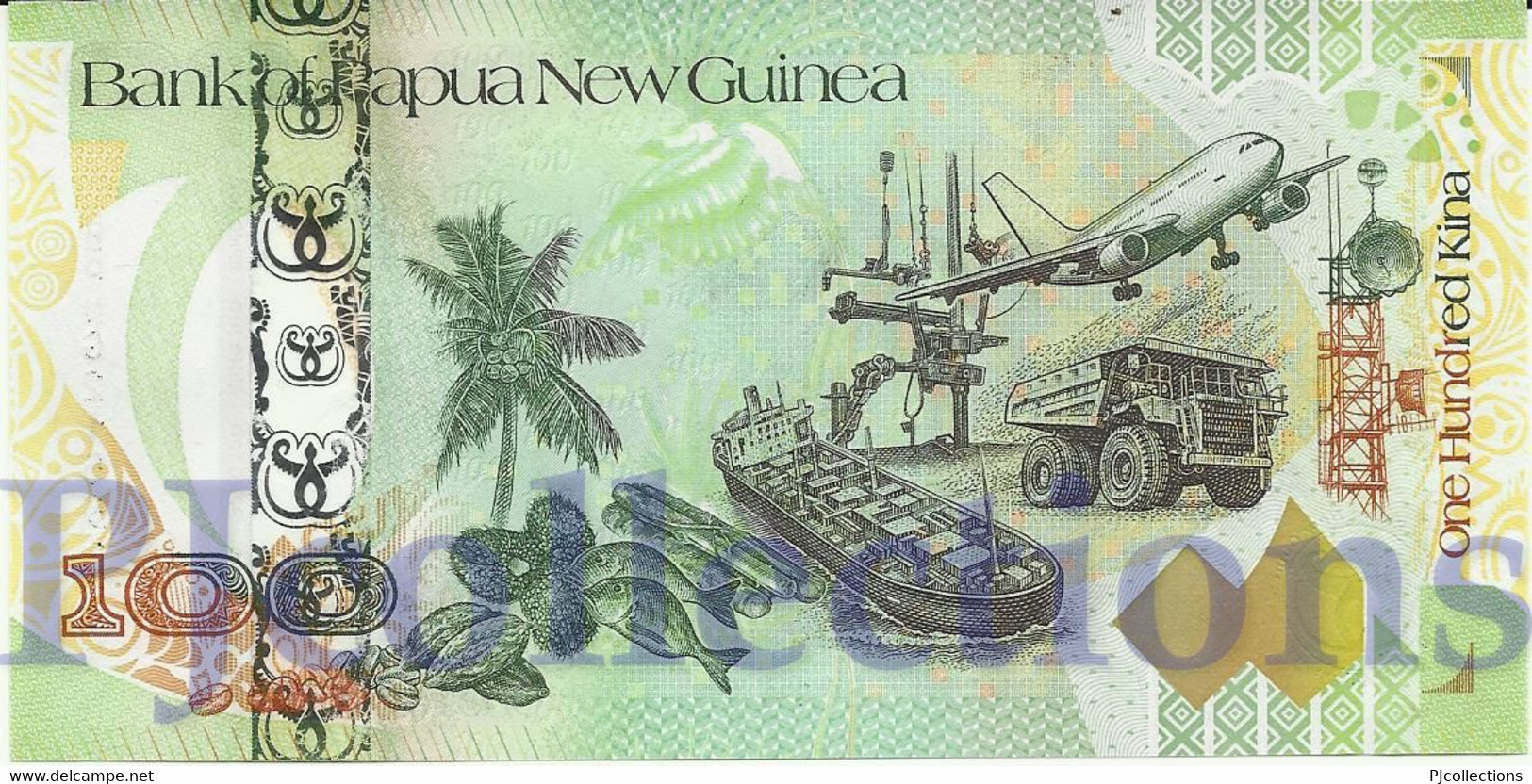 PAPUA NEW GUINEA 100 KINA 2008 PICK 37a UNC - Papua New Guinea