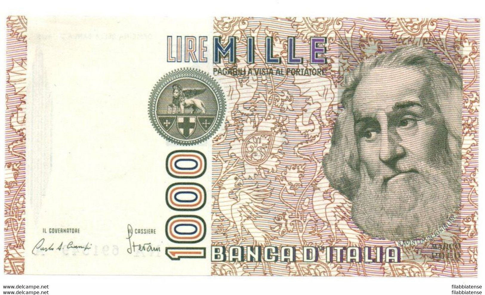 Italia - 1.000 Lire 1988 Marco Polo    ---- - 1000 Lire