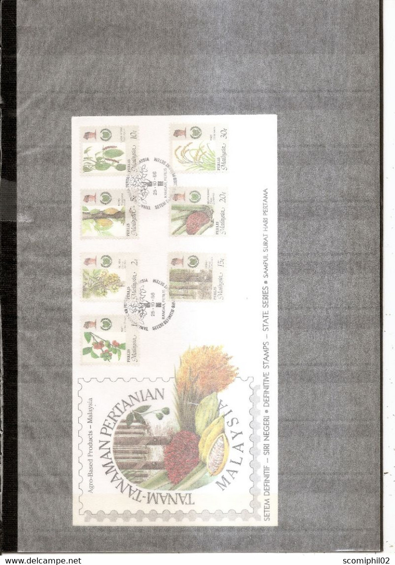 Perlis  - Produits Agricoles ( FDC De 1986 à Voir) - Perlis