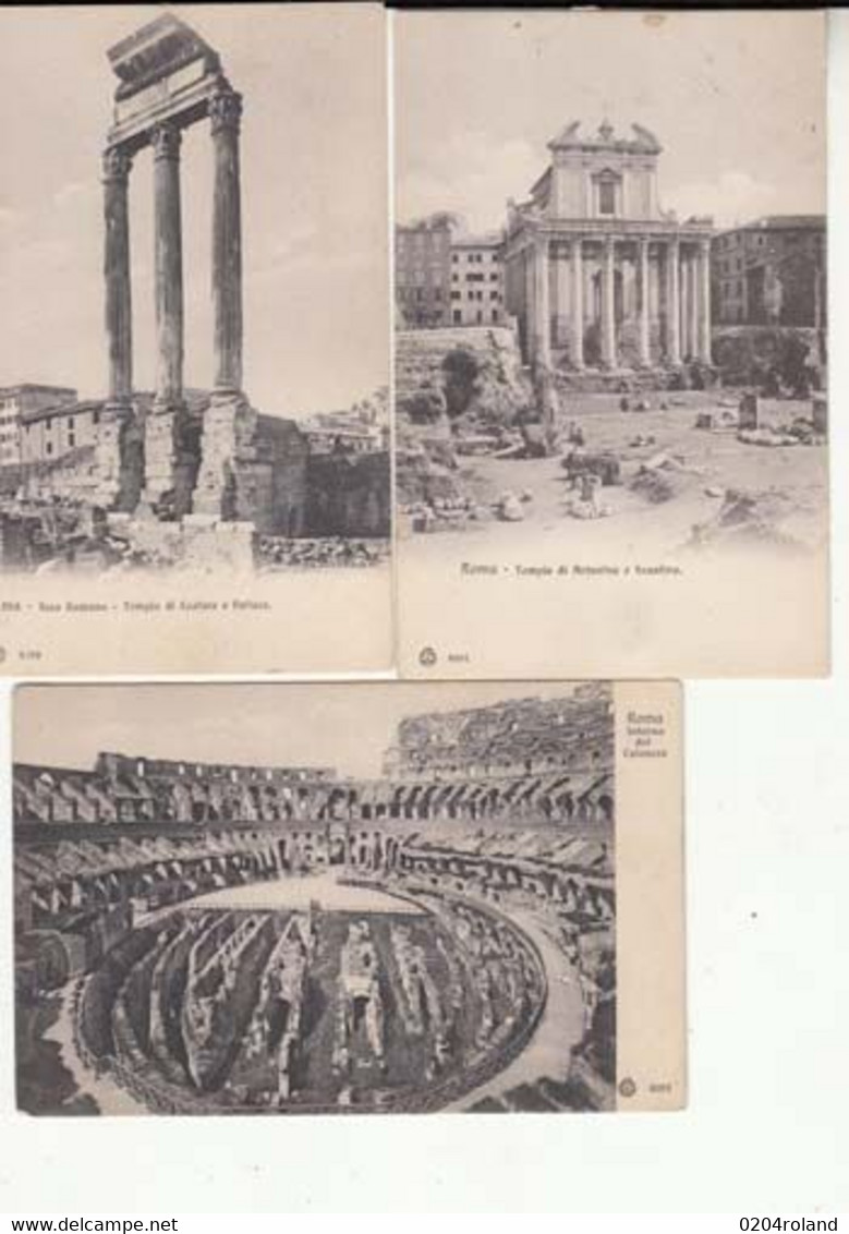 CPA - Italie - Roma ( Rome ) - Lot De 7 Cartes   :  Achat Immédiat - Verzamelingen