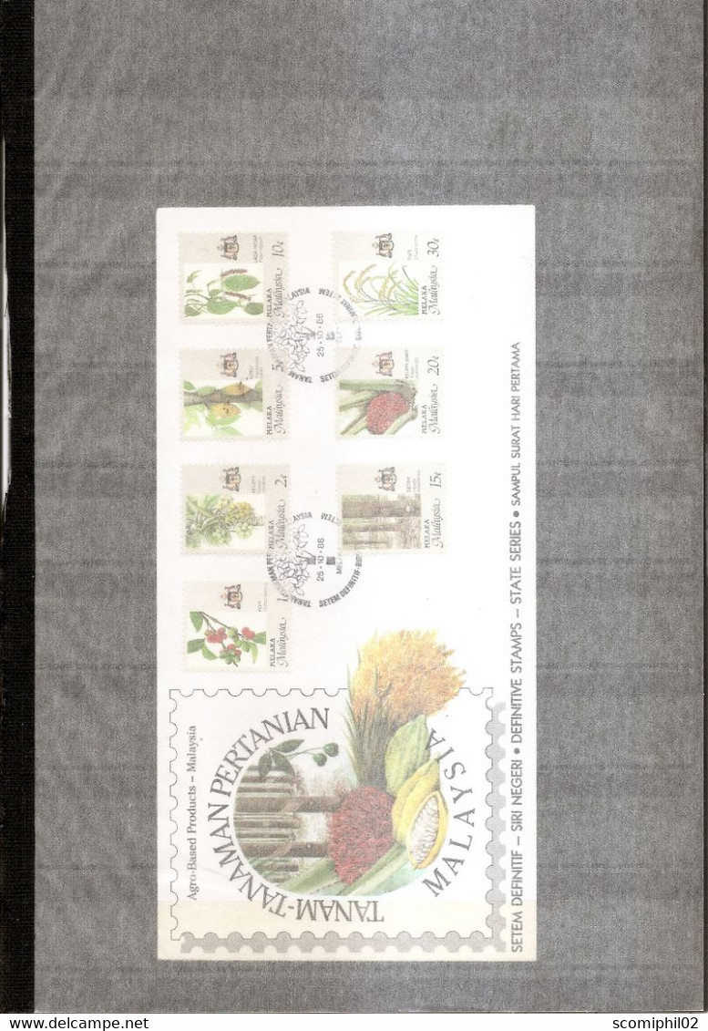 Malacca  - Produits Agricoles ( FDC De 1986 à Voir) - Malacca