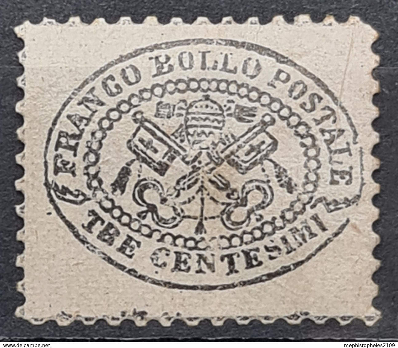 ROMAN STATES 1868 - MLH - Sc# 20 - Papal States