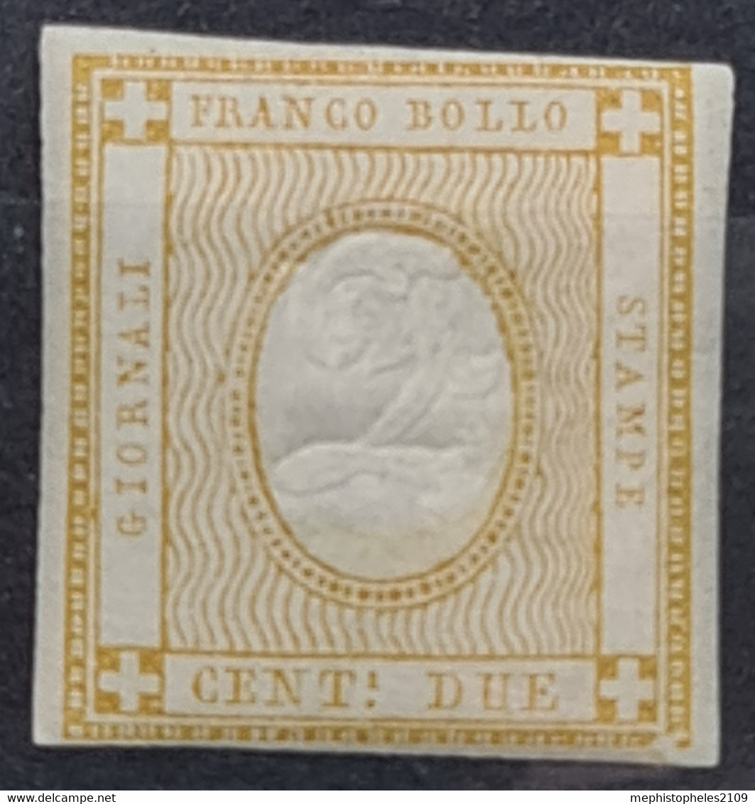 ITALY / ITALIA 1862 - MLH - Sc# P1 - Newspaper Stamp - Neufs