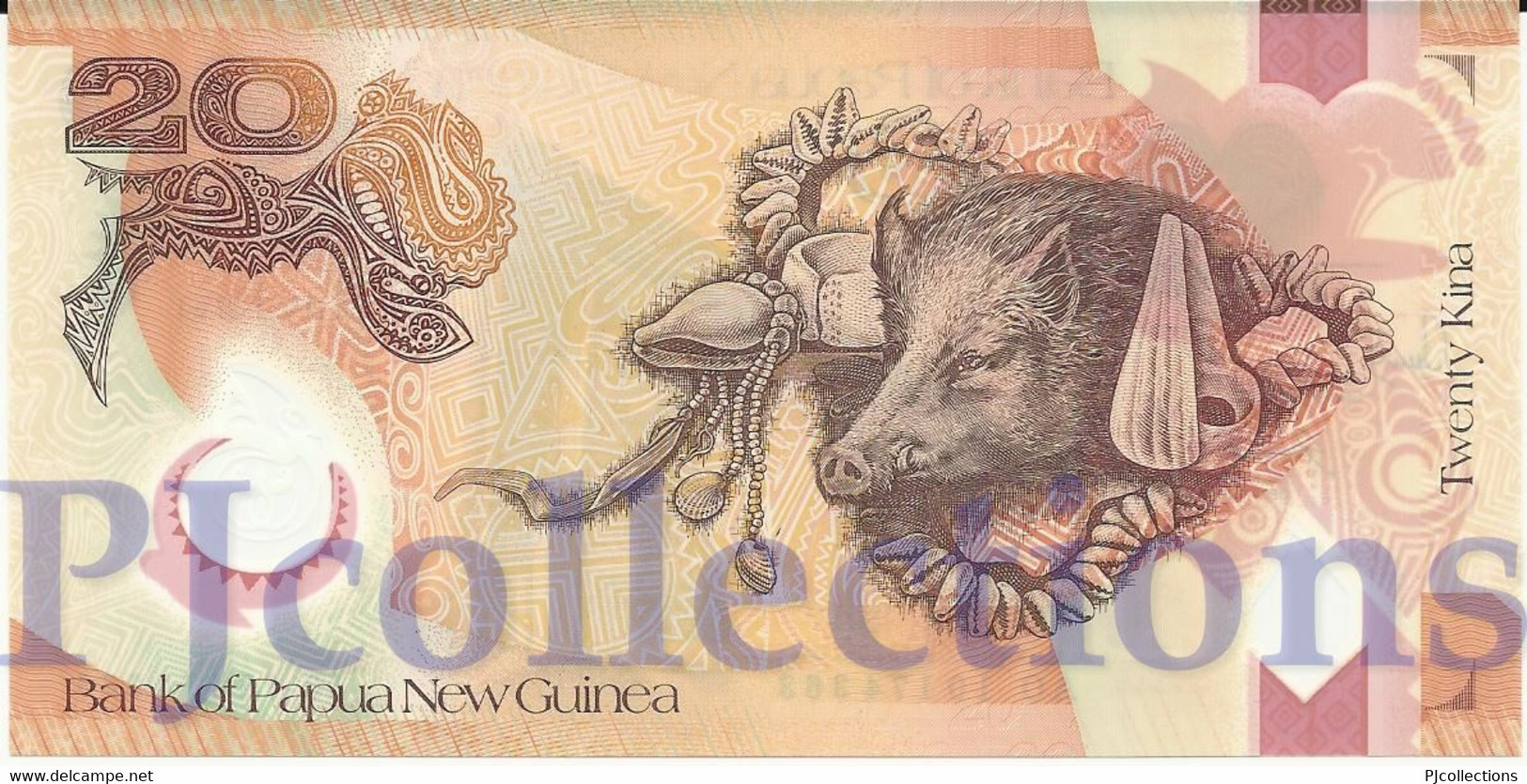 PAPUA NEW GUINEA 20 KINA 2010 PICK 41 POLYMER UNC - Papouasie-Nouvelle-Guinée