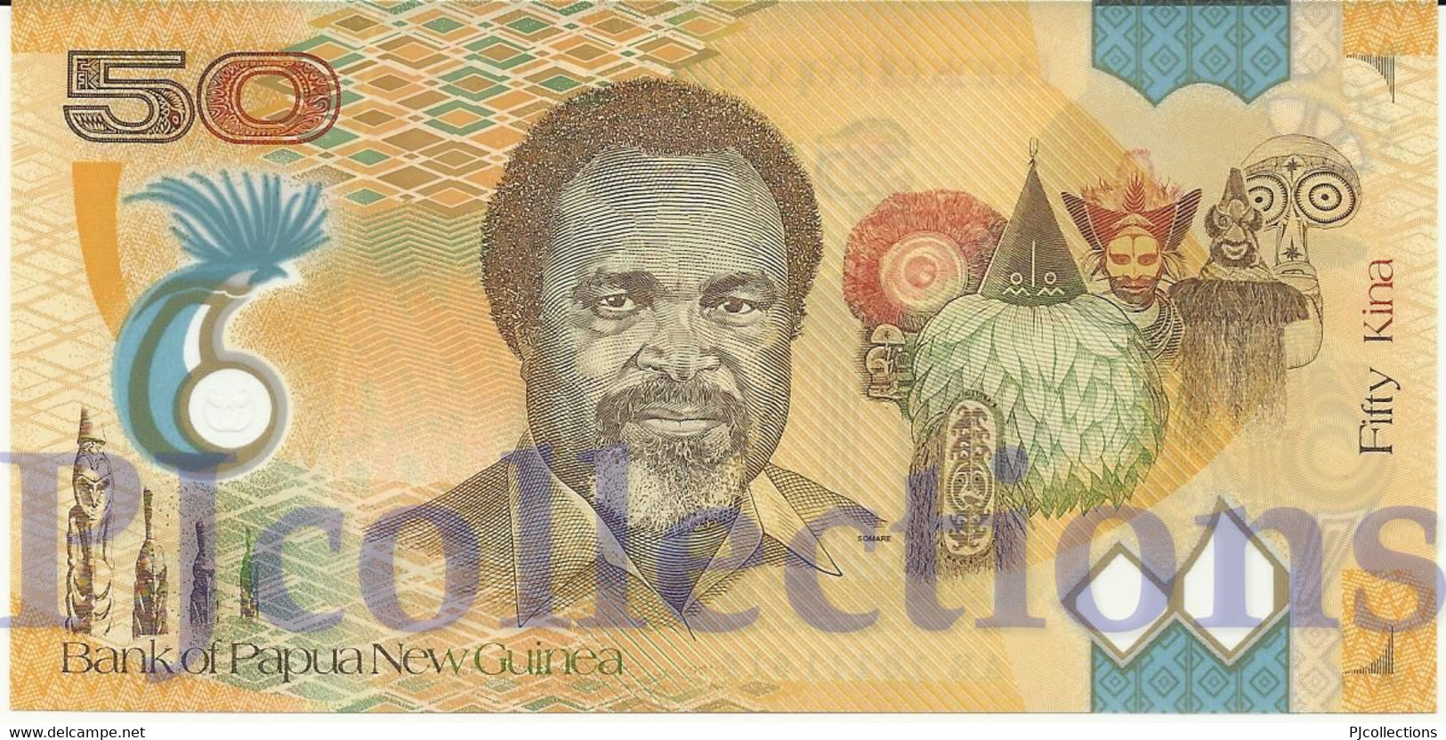 PAPUA NEW GUINEA 50 KINA 2010 PICK 42 POLYMER UNC - Papua-Neuguinea