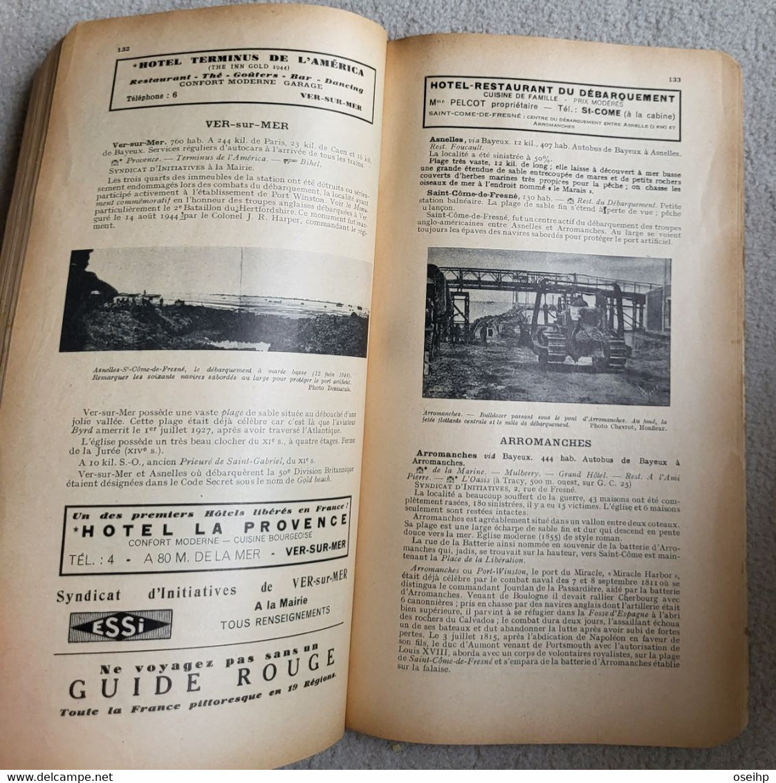 LA NORMANDIE Ses Plages Le Débarquement Les Iles Anglo Normandes Les Guides Rouges Editions Baneton Thiolier - Michelin-Führer