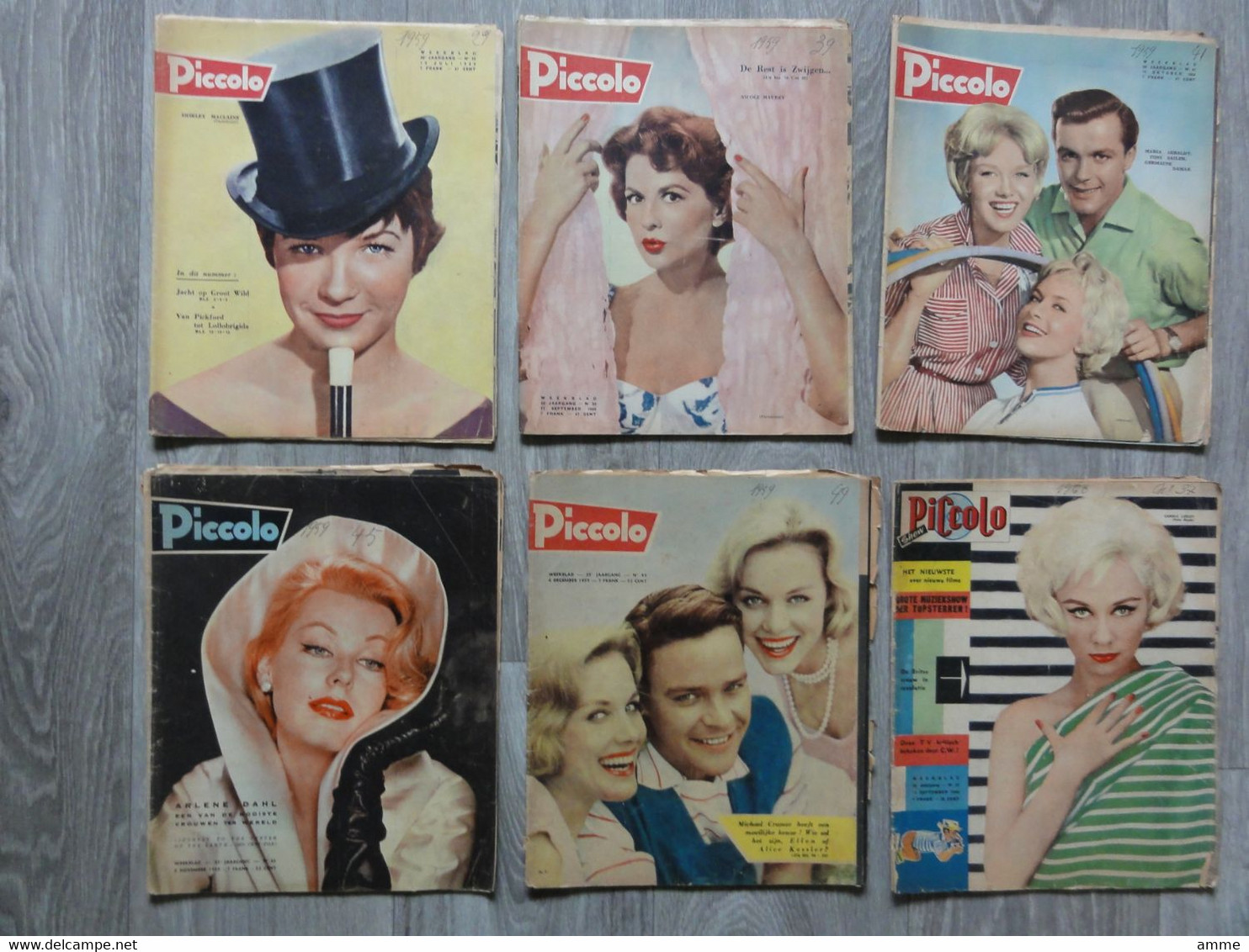 Weekblad Piccolo   *  Lot 30 Weekbladen Ivm. Cinema, Film  - Diverse Datums Vanaf 1950 Tot 1960 - Kino & Fernsehen
