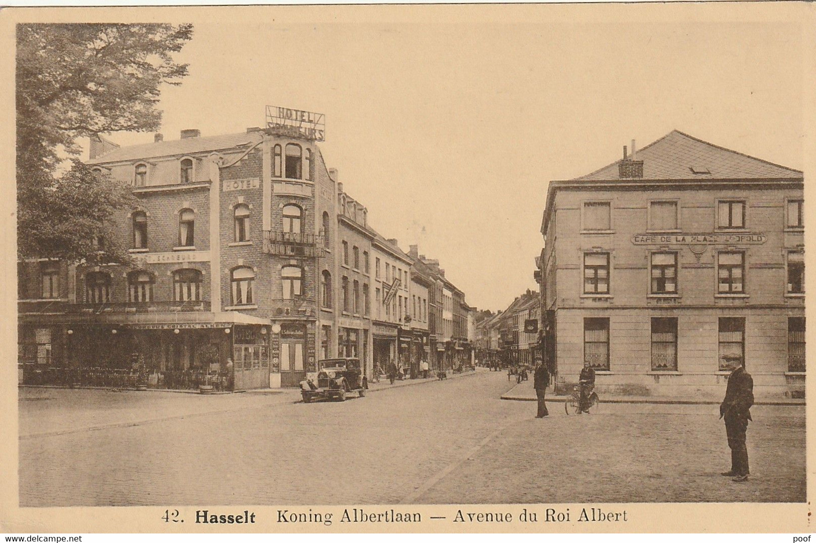 Hasselt : Koning Albertlaan ( Met Hotel Scheurs Nu Century ) - Hasselt