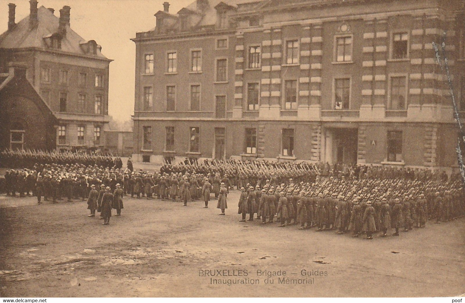 Bruxelles - Elsene : Brigade -- Guides --- Inauguration Du Mémorial - Elsene - Ixelles