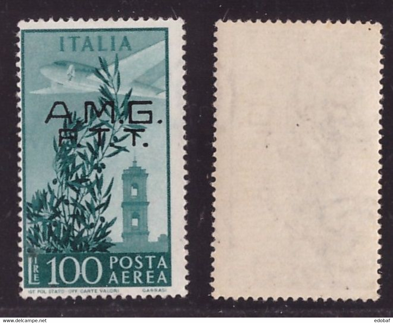 Trieste AMG-FTT, 100 Lire Posta Aerea Del 1948 Nuovo **    -ES32 - Posta Aerea