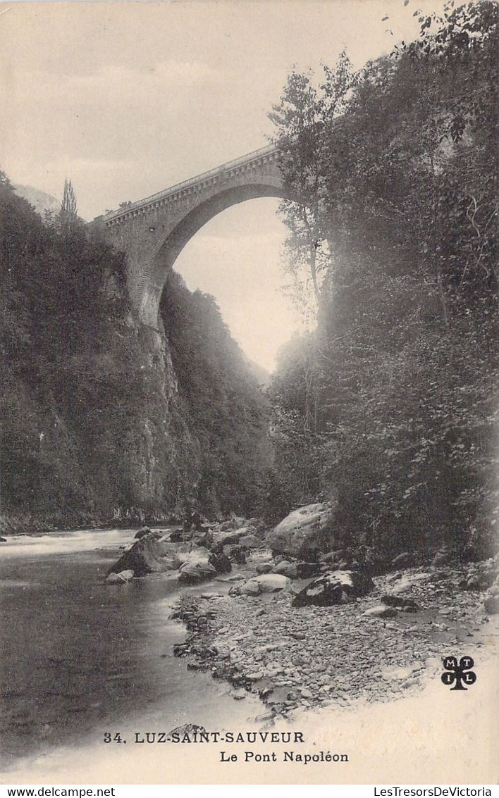 CPA - FRANCE - 65 - LUZ SAINT SAUVEUR - Le Pont Napoléon - MTIL - Luz Saint Sauveur