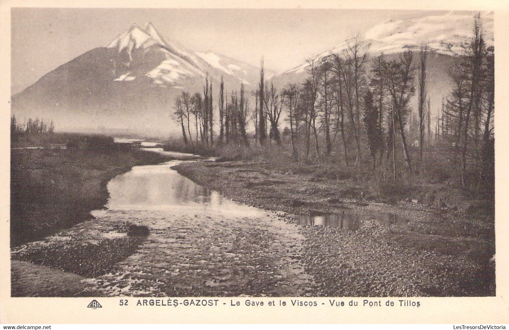 CPA - FRANCE - 65 - ARGELES GAZOST - La Gave Et Le Vicos - Vue Du Pont De Tillos - Argeles Gazost