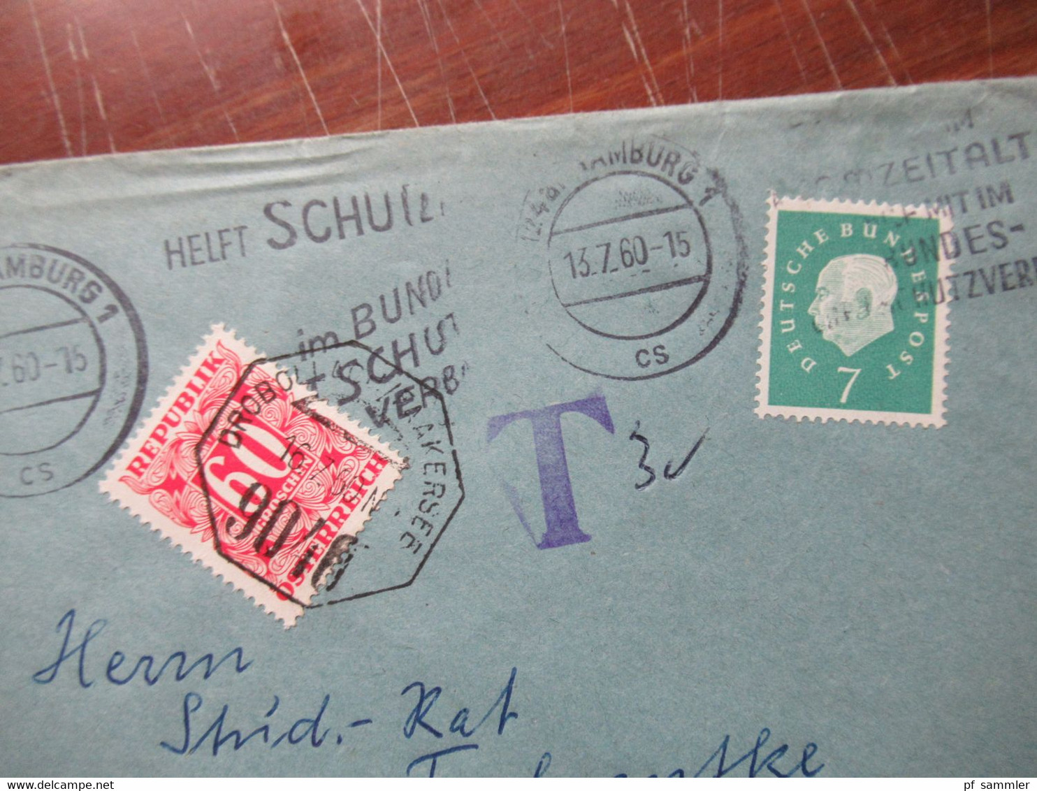 Österreich 1960 - 87 Nachporto Marken / Belege Kleines Lot Mit 8 Stück Interessante Stempel Und Vermerke!! - Impuestos