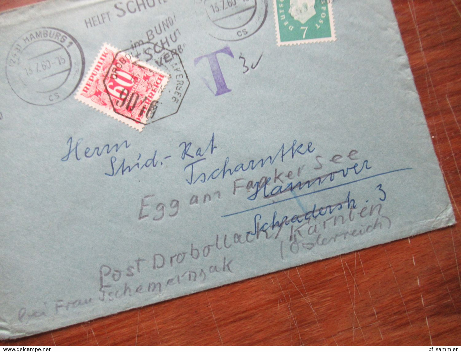 Österreich 1960 - 87 Nachporto Marken / Belege Kleines Lot Mit 8 Stück Interessante Stempel Und Vermerke!! - Taxe