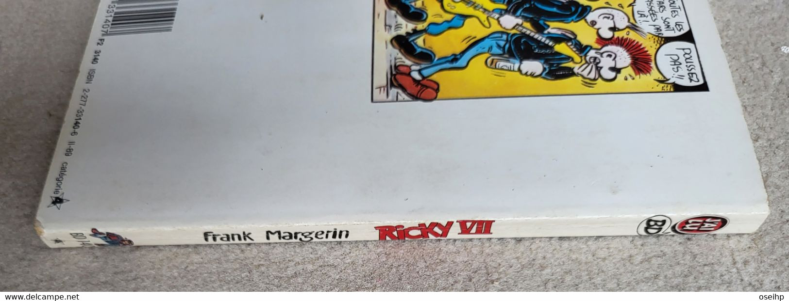 BD Poche J'ai Lu RICKY VII Frank Margerin 1989 - Margerin