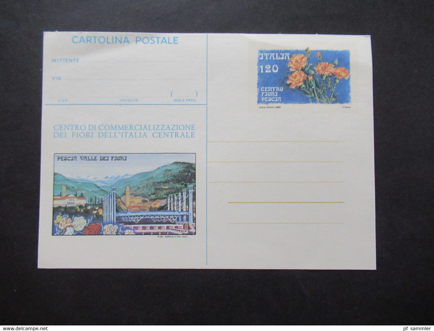 Italien Um 1980 Ganzsachen / Belege Posten Mit PK Und Arerogrammen Posten Mit 22 Belegen - Verzamelingen