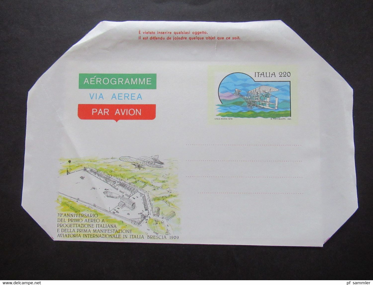 Italien um 1980 Ganzsachen / Belege Posten mit PK Und Arerogrammen Posten mit 22 Belegen