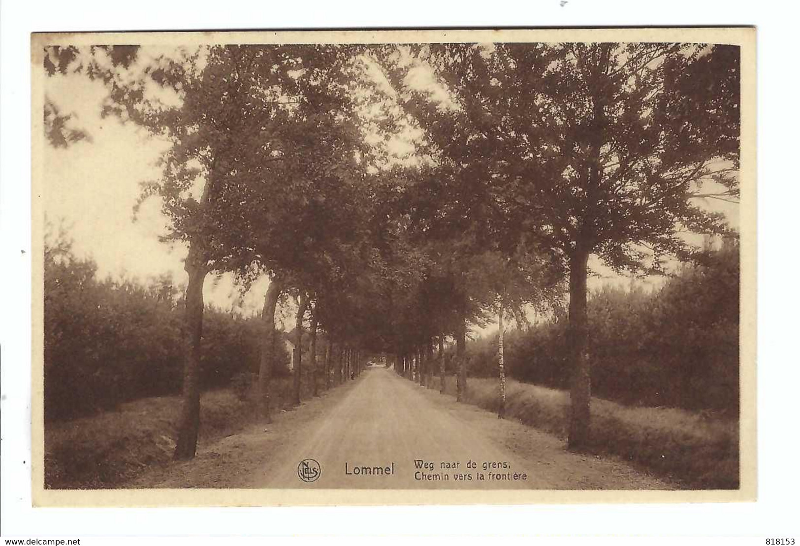 Lommel  Weg Naar De Grens  Chemin Vers La Frontière - Lommel