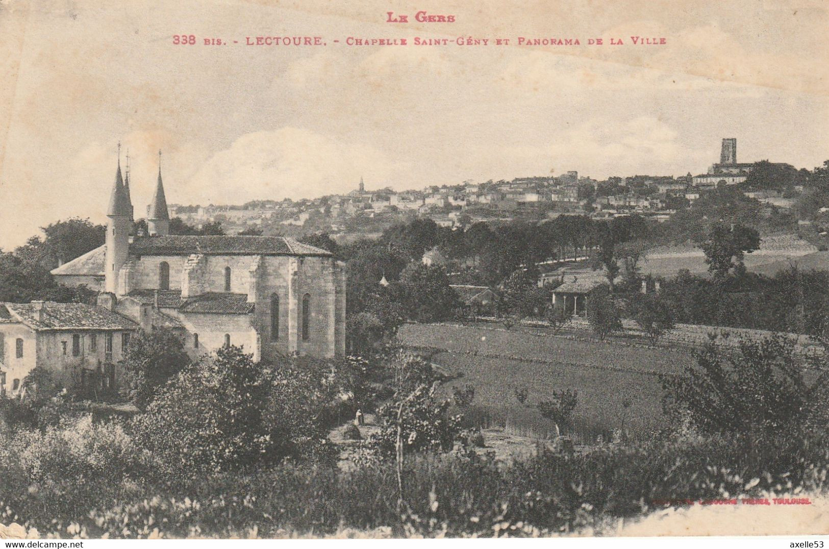 Lectoure  (6958) Chapelle Saint-Geny Et Panorama De La Ville - Lectoure