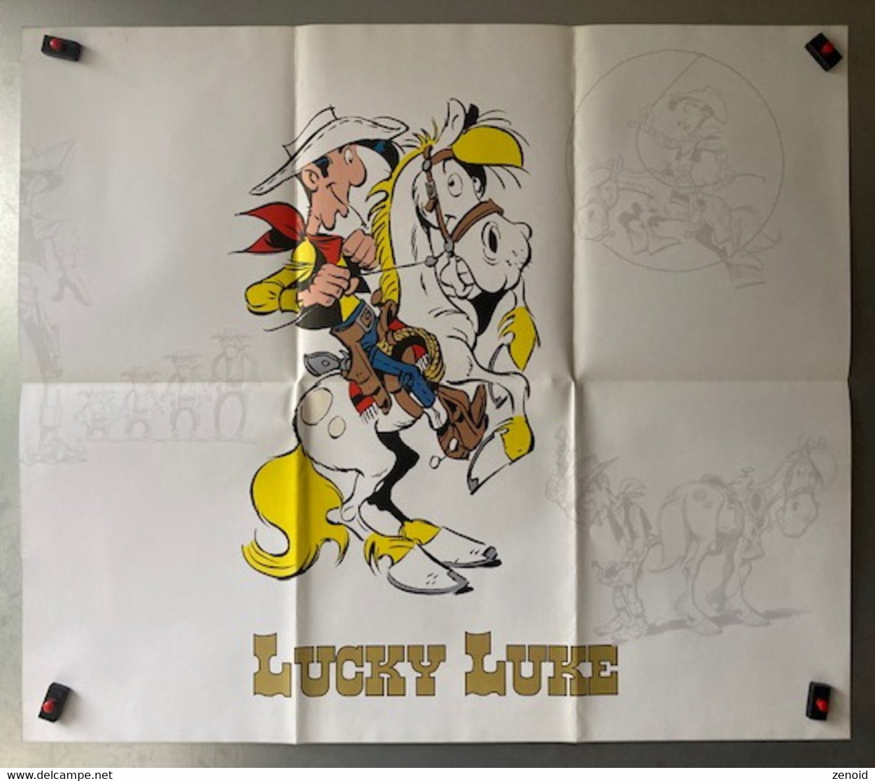 Affiche Bd "Lucky Luke" Par Morris - Lucky Luke