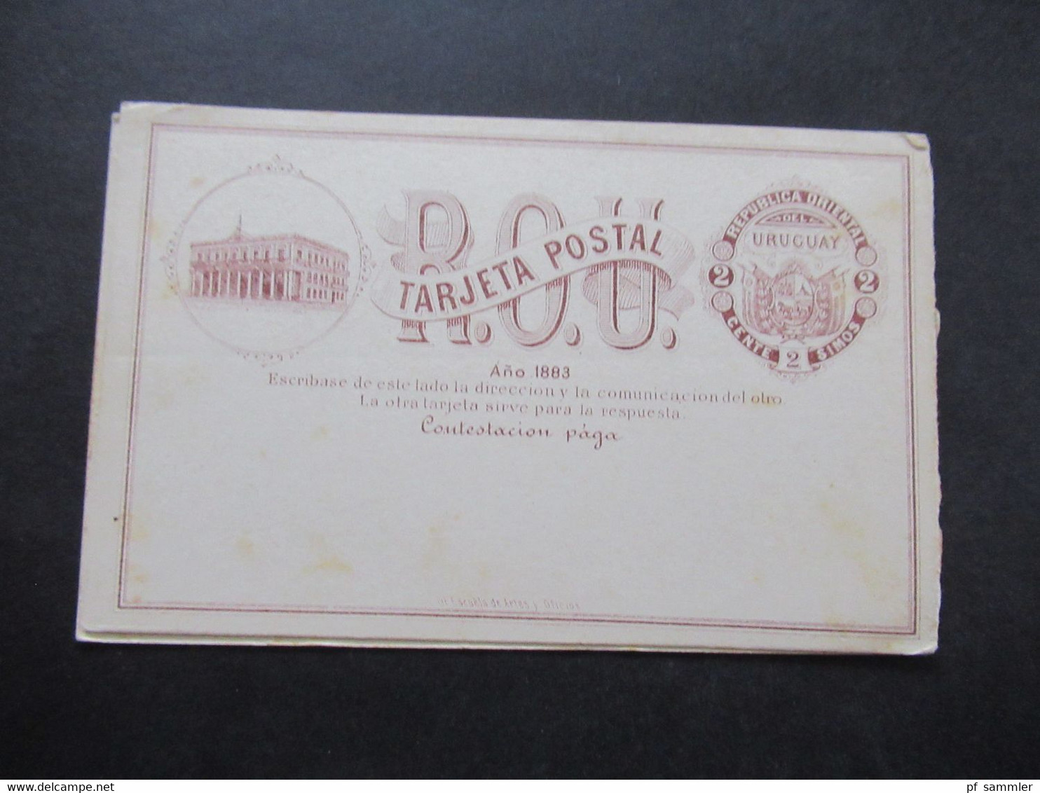 GA Posten Ungebraucht Südamerika Um 1890 Karten / Umschläge / Doppelkarten Uruguay, Venezuela, Salvador, Nicaragua - Collections (sans Albums)