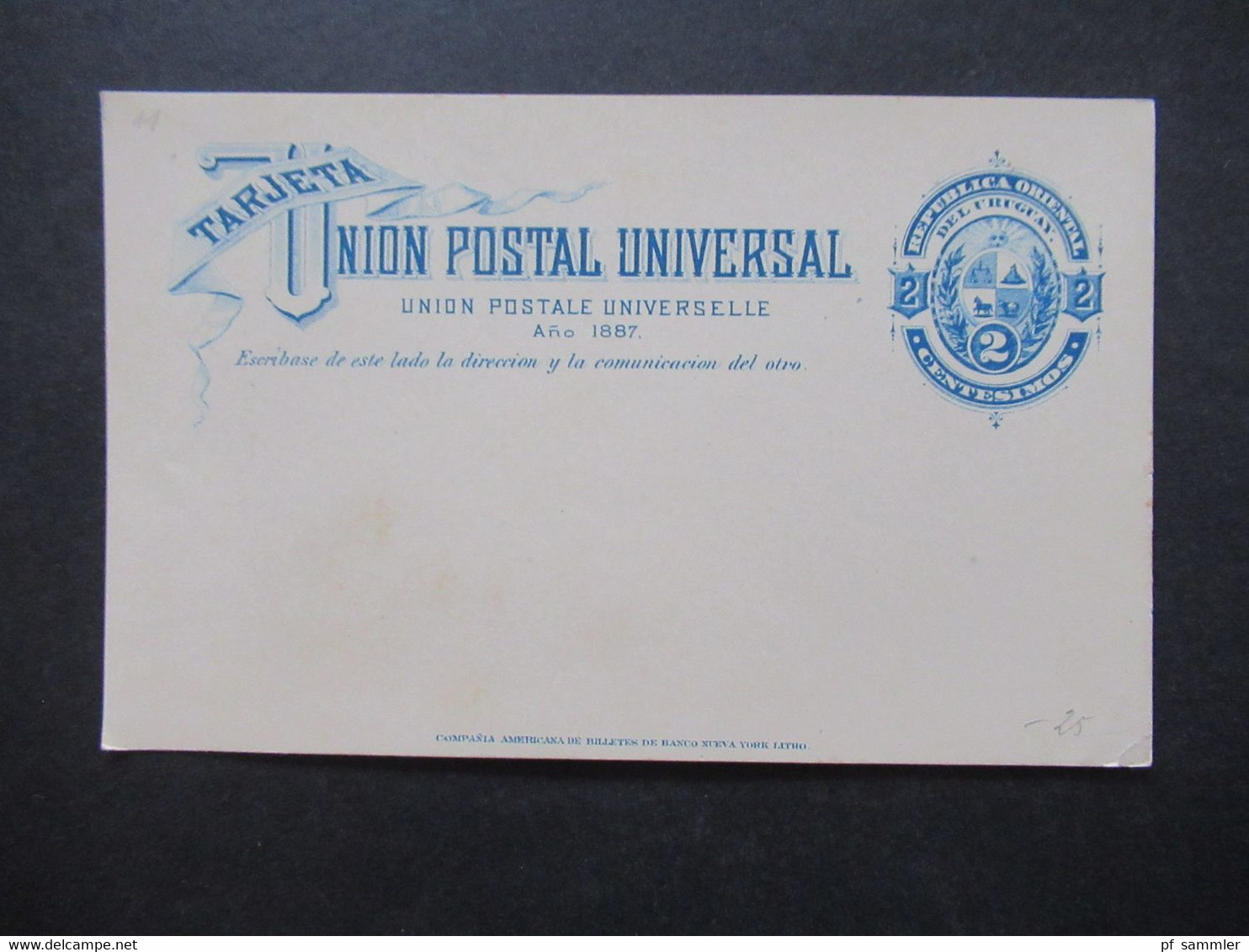 GA Posten ungebraucht Südamerika um 1890 Karten / Umschläge / Doppelkarten Uruguay, Venezuela, Salvador, Nicaragua