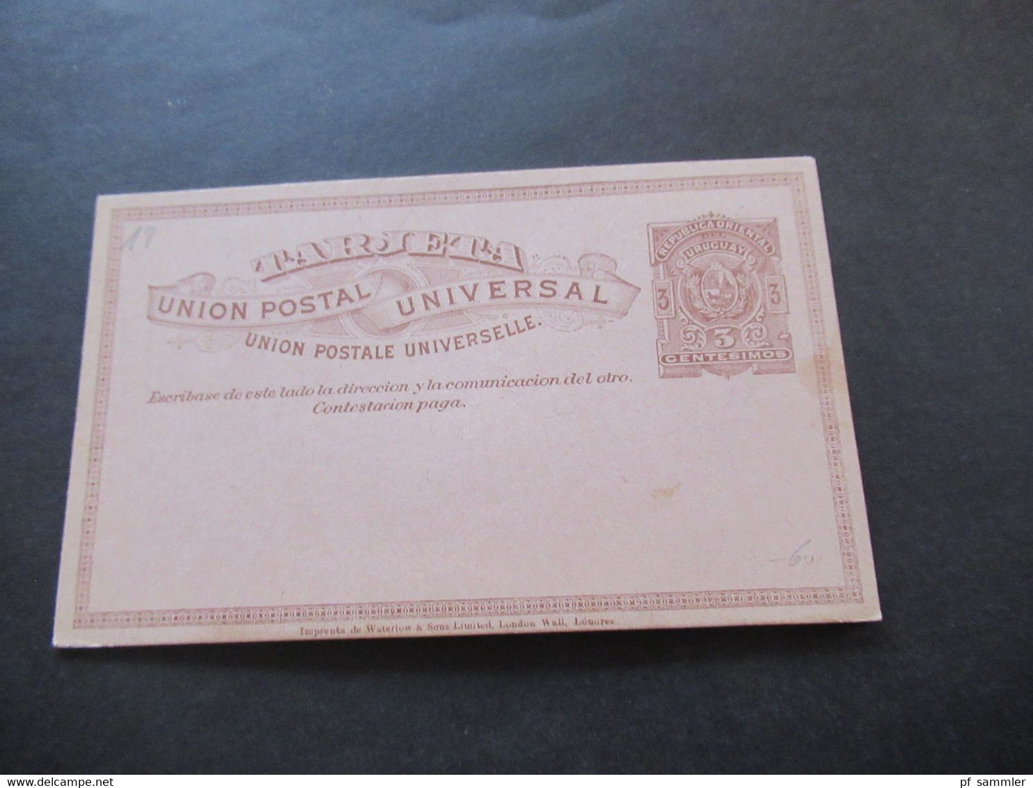 GA Posten ungebraucht Südamerika um 1890 Karten / Umschläge / Doppelkarten Uruguay, Venezuela, Salvador, Nicaragua