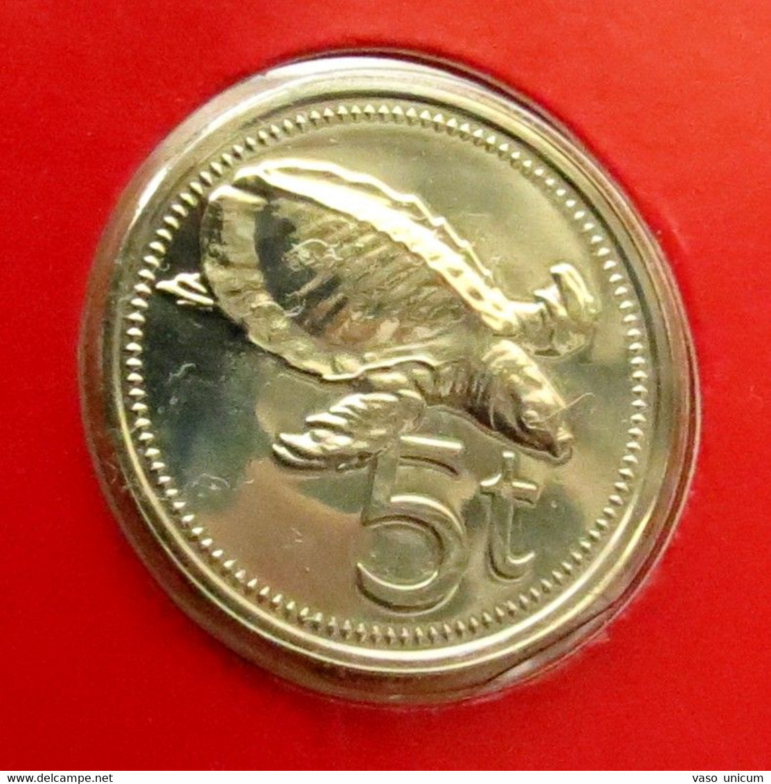 Papua New Guinea 5 Toea 1977 UNC - Minted 603 Coins Only - Papúa Nueva Guinea