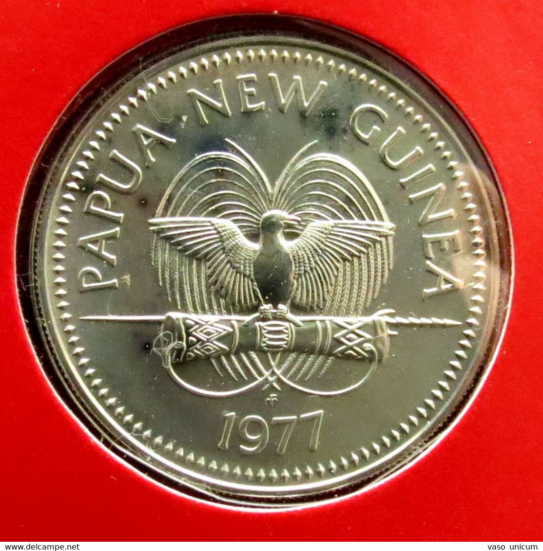 Papua New Guinea 20 Toea 1977 UNC - Minted 603 Coins Only - Papua New Guinea