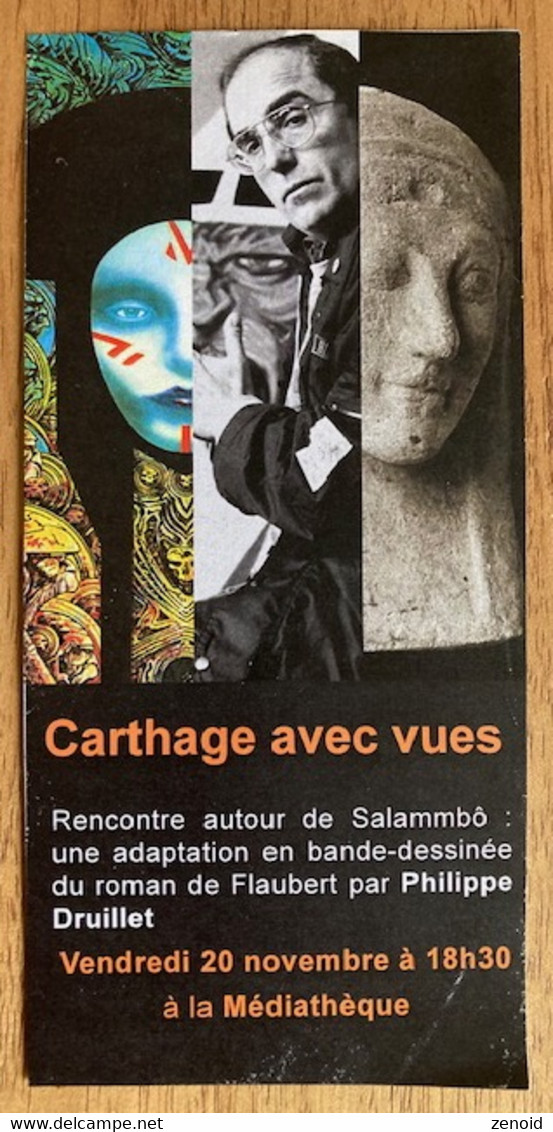 Flyer "Philippe Druillet - Carthage Avec Vue" - Druillet