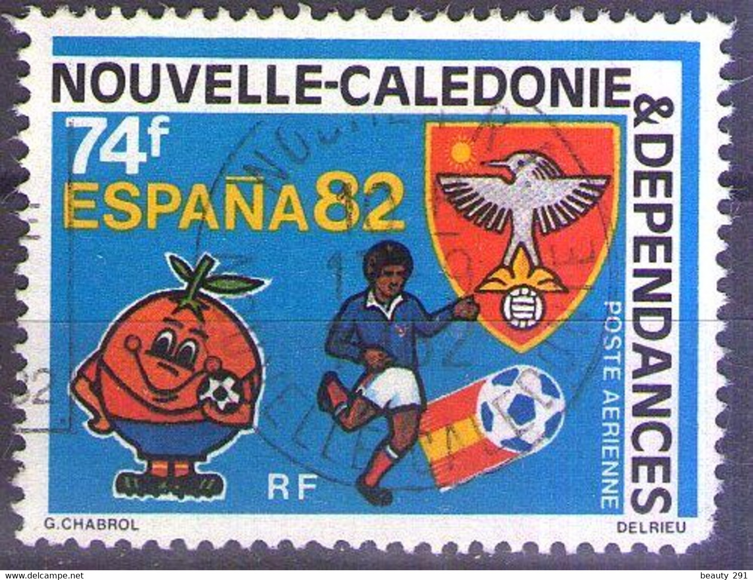 NOUVELLE CALEDONIE - POSTE AERIENNE  1982  Mi 690  USED - Gebraucht