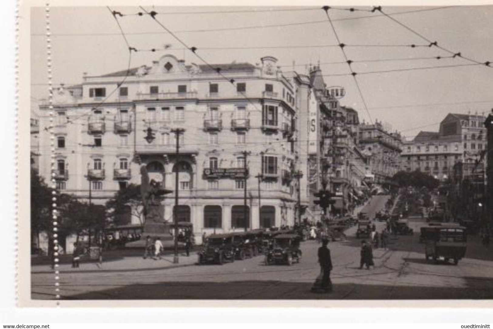 Brésil, Sao Paulo, Praça Do Correio E Trecho Da Avenida Sao Joao. Vehicules Anciens - São Paulo