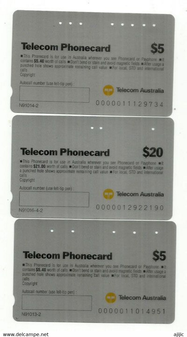 AUSTRALIA. RED CROSS. TELECOM PHONE CARD (3) Red Cross Youth,International Red Cross,Community Services - Opérateurs Télécom