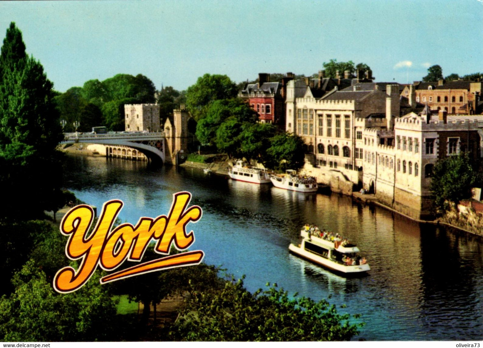 TYORK - Lendal Bridge And Guildhall - York