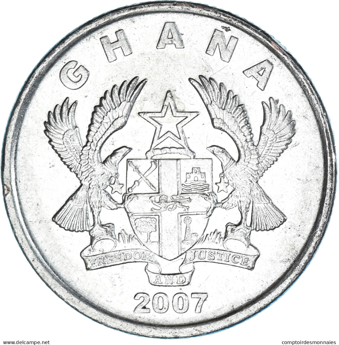 Monnaie, Ghana, 10 Pesewas, 2007 - Ghana