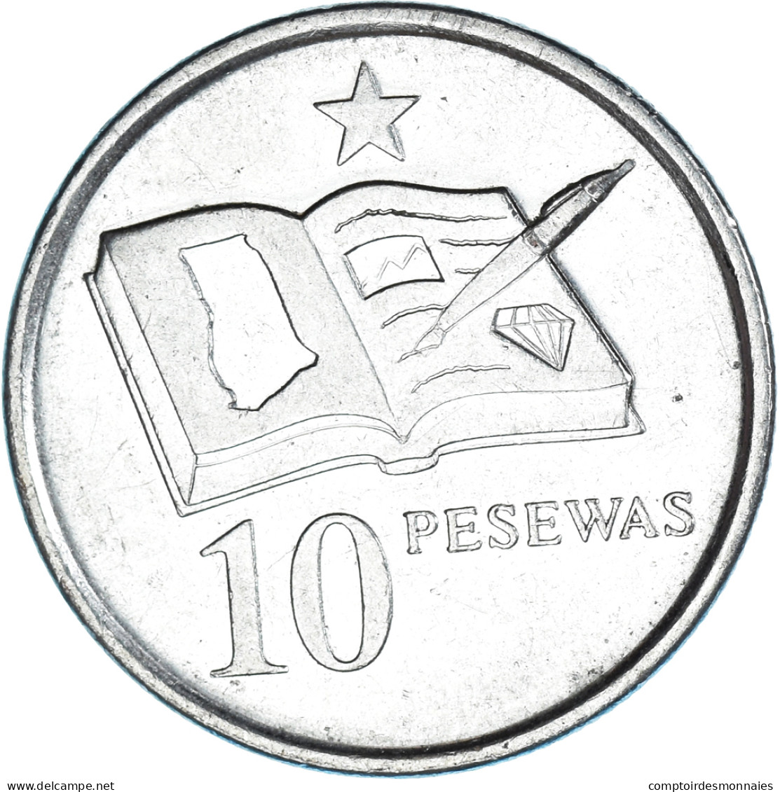 Monnaie, Ghana, 10 Pesewas, 2007 - Ghana