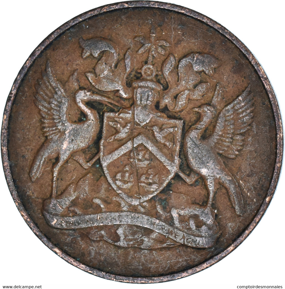 Monnaie, Trinité-et-Tobago, 5 Cents, 1972 - Trinidad En Tobago