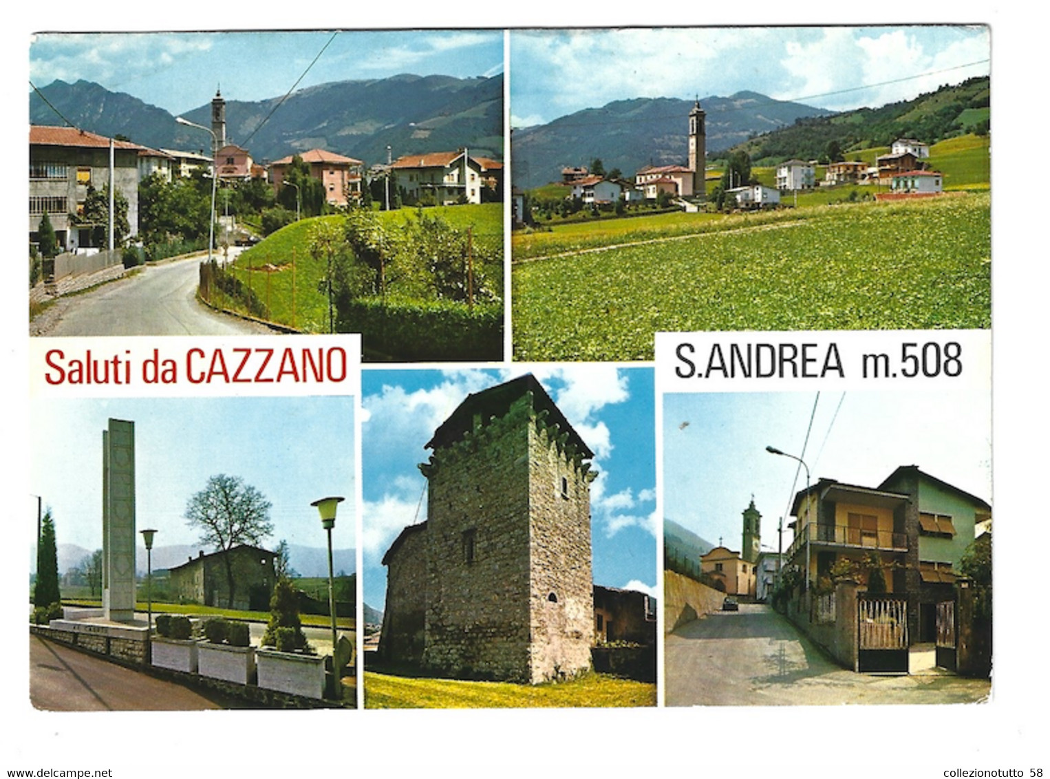 BERGAMO CAZZANO SANT'ANDREA VEDUTE MULTIVIEW NUOVA - Bergamo