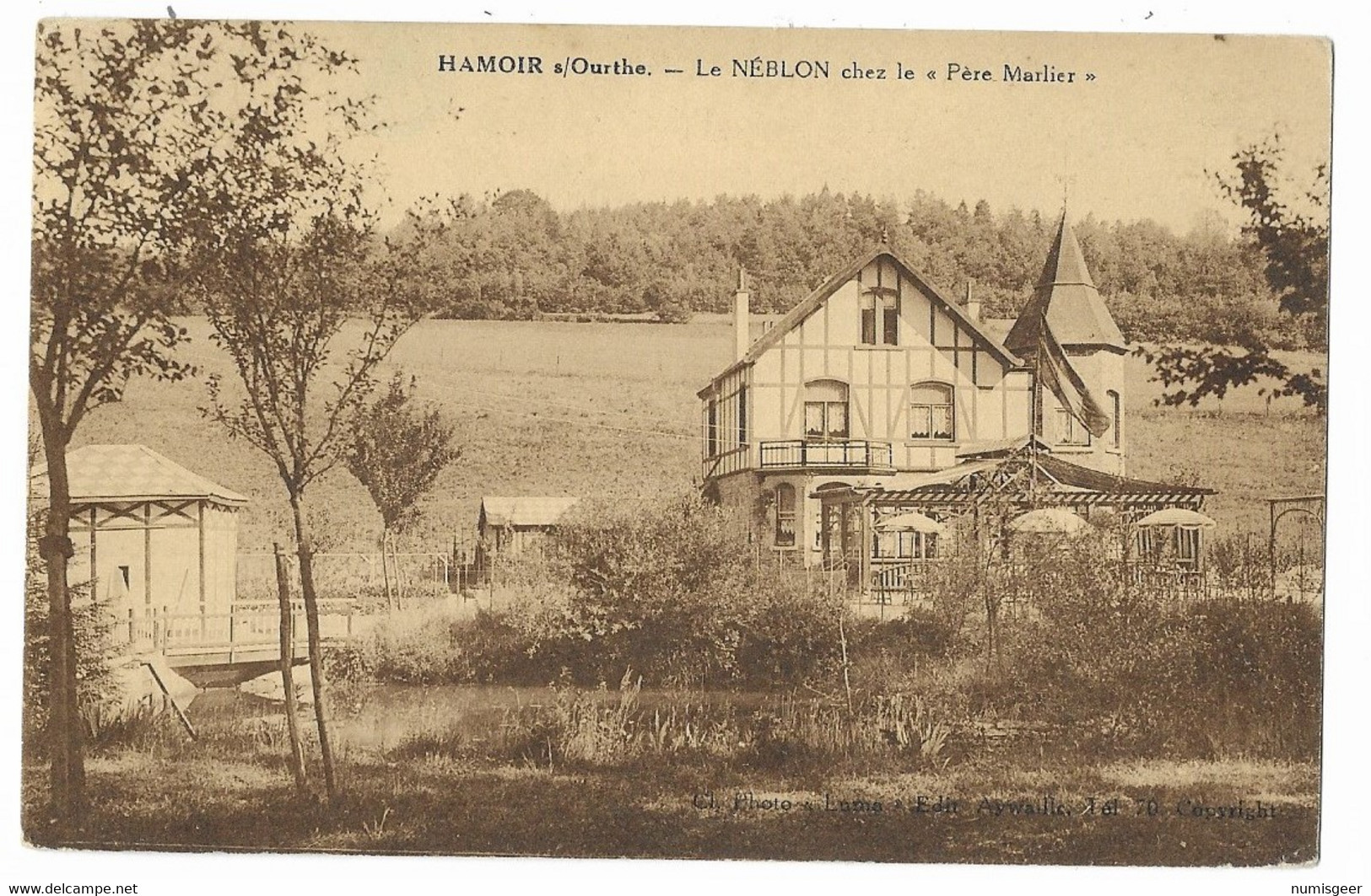 HAMOIR S/Ourthe  --  LE NÉBLON Chez Le < Père Marlier > - Hamoir