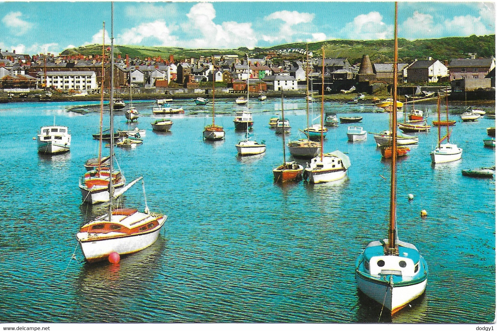 THE HARBOUR, ABERYSTWYTH, CARDIGANSHIRE, WALES. USED POSTCARD   Ty5 - Cardiganshire